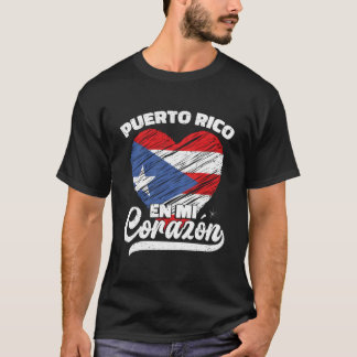 Puerto Rico En Mi Corazã³N T Shirt