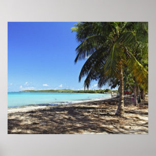 Puerto Rico, Fajardo, Culebra Island, Sju hav Poster