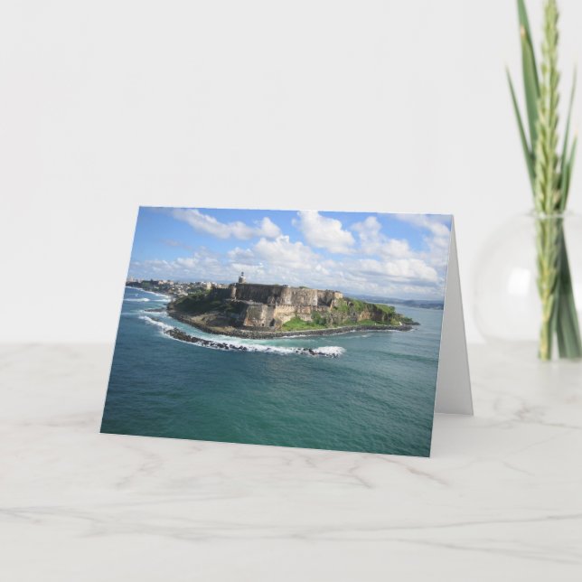 Puerto Rico Feliz Navidad julkort Helgkort (Framsida)