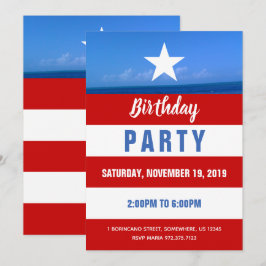 Puerto Rico-fest Inbjudningar