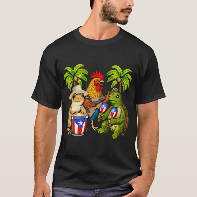 Puerto Rico-fest T Shirt (Framsida)