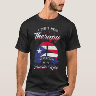 Puerto Rico Flag Boricua Patriotism Rich Port Tour T Shirt