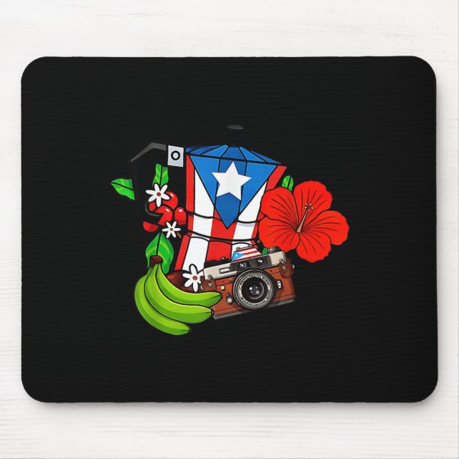 Puerto Rico Flag Floral Frog Boricua Women Hispani Musmatta (Framsidan)