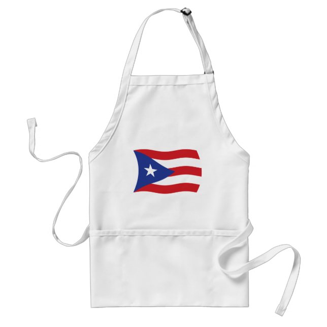 Puerto Rico Flag Förkläde (Framsidan)