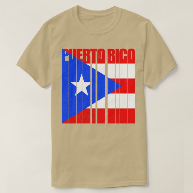 Puerto Rico Flagga1 T Shirt (Design framsida)