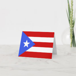 Puerto Rico flagga Anteckningskort