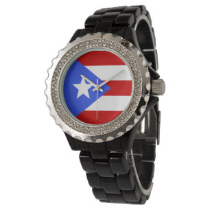 Puerto Rico flagga Armbandsur