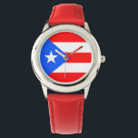 Puerto Rico Flagga Armbandsur<br><div class="desc">Puerto Rico Flagga</div>