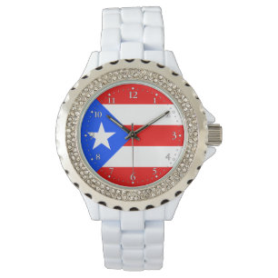 Puerto Rico-flagga Armbandsur