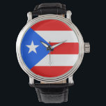 Puerto Rico Flagga Armbandsur<br><div class="desc">Sök efter fler produkter som den här.</div>