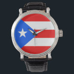 Puerto Rico Flagga Armbandsur<br><div class="desc">Sök efter fler produkter som den här.</div>