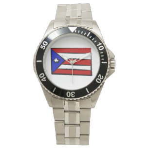 Puerto Rico flagga Armbandsur