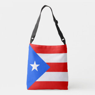 Puerto Rico flagga Axelväska