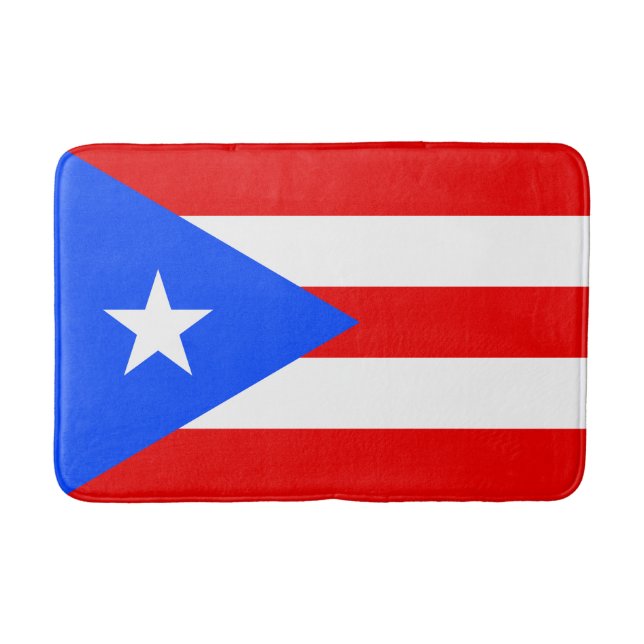 Puerto Rico Flagga Badrumsmatta (Framsidan)