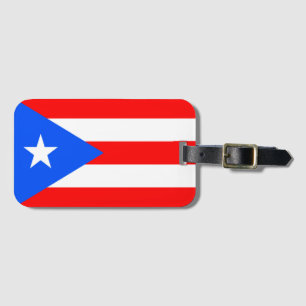 Puerto Rico flagga Bagagebricka