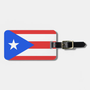 Puerto Rico Flagga Bagagebricka