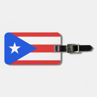Puerto Rico Flagga Bagagebricka