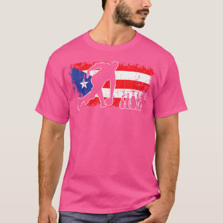 Puerto Rico Flagga Bowling League Team Coach Coola T Shirt