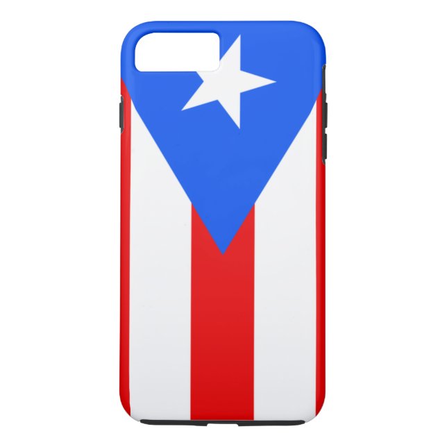 Puerto Rico-flagga Case-Mate iPhone Skal (Baksida)