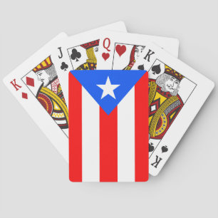 Puerto Rico flagga Casinokort