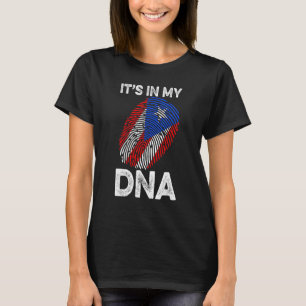 Puerto Rico Flagga DNA Manar Women Puerto Rican So T Shirt