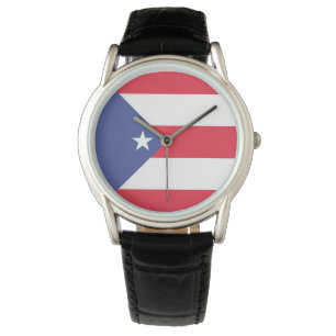 Puerto Rico Flagga Emblem Armbandsur