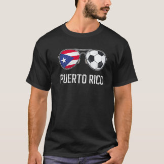 Puerto Rico Flagga & Football Sunglass Puerto Rica T Shirt