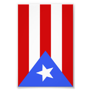 Puerto Rico flagga Fototryck