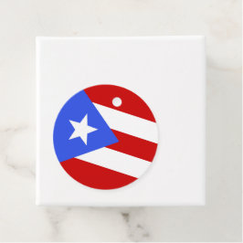 Puerto Rico flagga Gåvor Etiketter