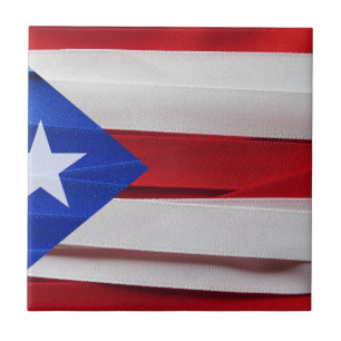 Puerto Rico flagga Kakelplatta