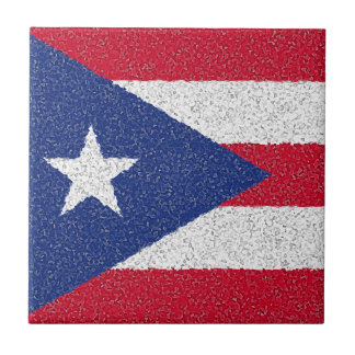 PUERTO RICO FLAGGA KAKELPLATTA
