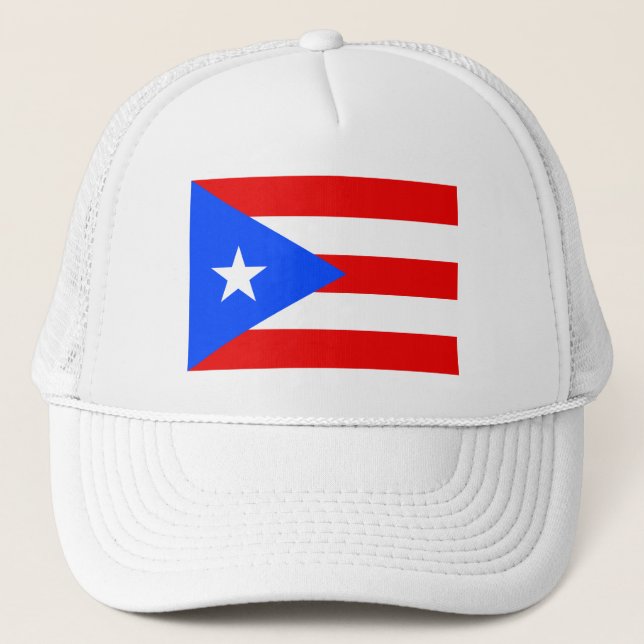 Puerto Rico Flagga Keps (Framsida)