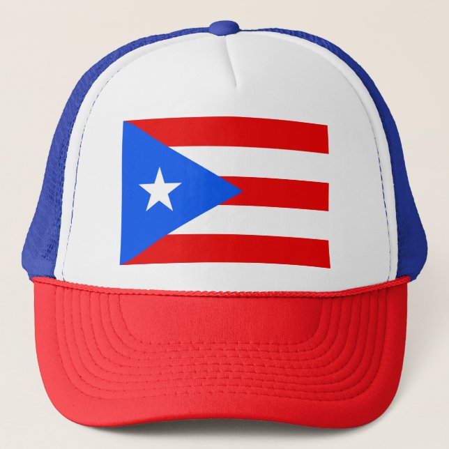 Puerto Rico flagga Keps (Framsida)
