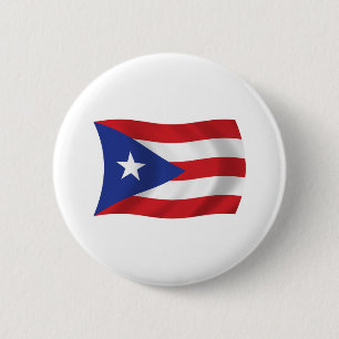 Puerto Rico Flagga Knapp