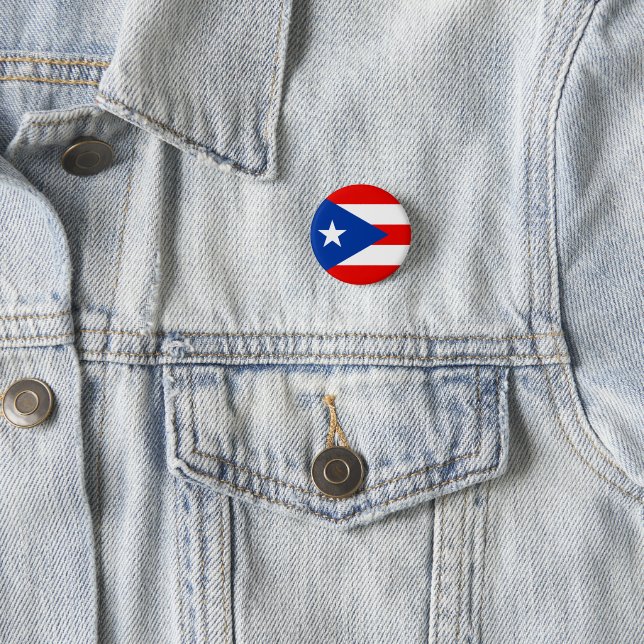 Puerto Rico-flagga Knapp (In Situ)