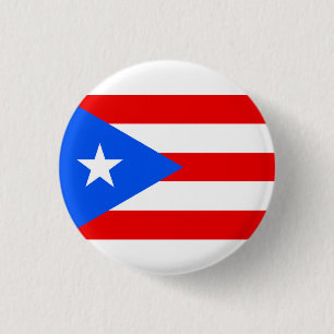 Puerto Rico flagga Knapp