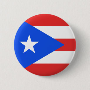 Puerto Rico Flagga Knapp