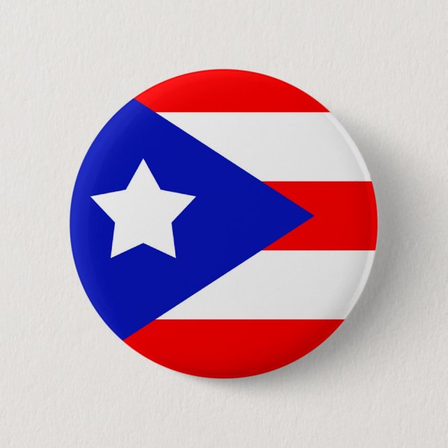 Puerto Rico flagga Knapp (Framsida)
