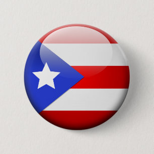 Puerto Rico flagga Knapp