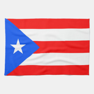Puerto Rico flagga Kökshandduk