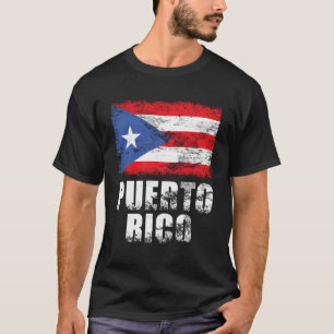 Puerto Rico Flagga Långärmad Shirt Boricua T-Shirt