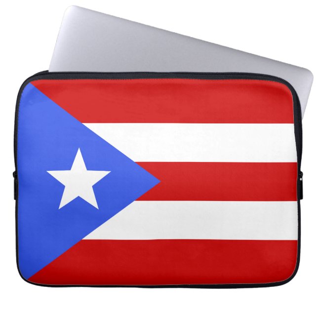 Puerto Rico flagga Laptop Fodral (Framsidan)