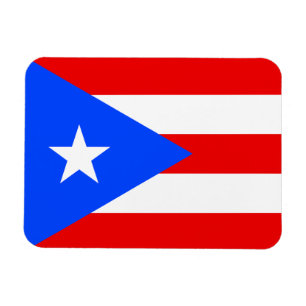 Puerto Rico-flagga Magnet
