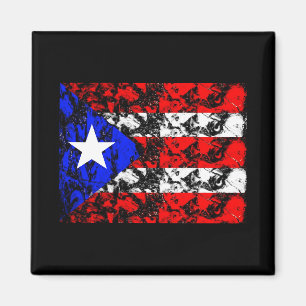 Puerto Rico flagga Magnet