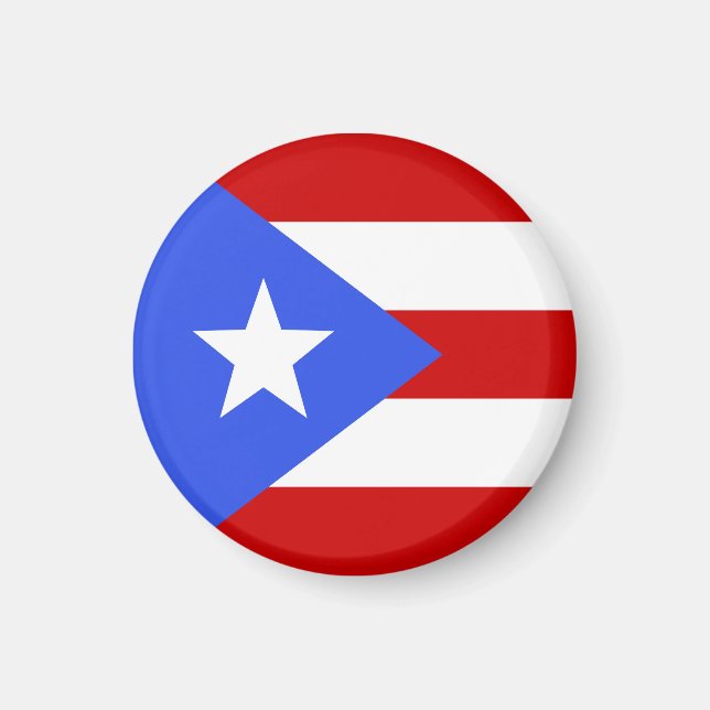 Puerto Rico flagga Magnet (Framsidan)
