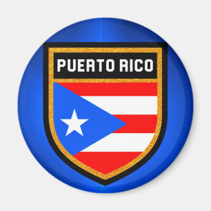 Puerto Rico flagga Magnet