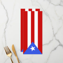 Puerto Rico flagga Meny
