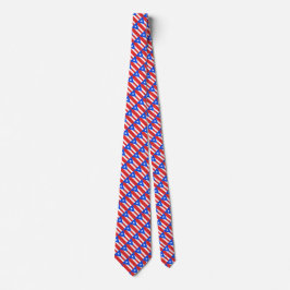 Puerto Rico Flagga Necktie Slips