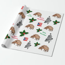 Puerto rico flagga och coqui