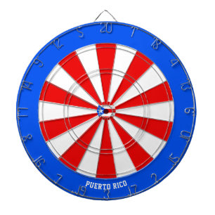 Puerto Rico Flagga Patriots Bullseye Darttavla